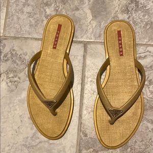 Prada thong sandals - great shape and great for casual or dress up